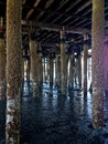 Under the Docks Royalty Free Stock Photo