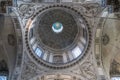 Under the dome of the Parish Church of Saint-Paul of Saint-Louis Royalty Free Stock Photo