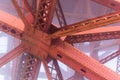 Under the Fog view at Golden Gate Bridge