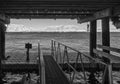 Harford Pier at Port San Luis harbor, infrared