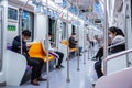 People in subway in Shanghai