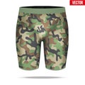 Under layer compression shorts with in camouflage style.