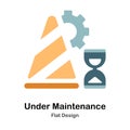 Under Maintenance Flat Icon