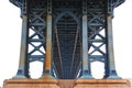 Under the Manhattan Bridge Royalty Free Stock Photo