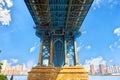 Under Manhattan Bridge Royalty Free Stock Photo