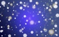 Under the ocean bokeh soft light abstract background, Vector eps 10 illustration bokeh particles