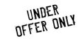 Under Offer Only rubber stamp