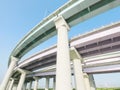 Under overpass view