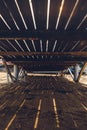 Under A Pier Bridge Summer Beach Resting Concept