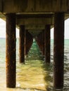 Under pier photo along the great ocean road