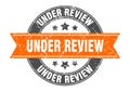 under review stamp Royalty Free Stock Photo