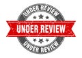 under review stamp Royalty Free Stock Photo
