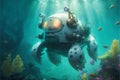 Under the sea, fable fun surreal, Generated ai, generative, ai