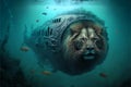 Under the sea, fable fun surreal, Generated ai, generative, ai