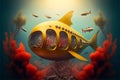 Under the sea, fable fun surreal, Generated ai, generative, ai