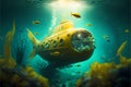 Under the sea, fable fun surreal, Generated ai, generative, ai