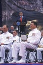 Under Secretary of Defense, Paul Wolfowitz, at 50th Anniversary of the Korean War Ceremony, Washington, D.C. Royalty Free Stock Photo