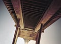 Under side view of Istanbul bridge