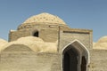 Under the spherical dome of Telpak Furushon in Bukhara, Uzbekistan Royalty Free Stock Photo