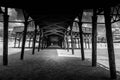 Under St Annes Pier Royalty Free Stock Photo