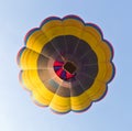 Under view of hot air balloon Royalty Free Stock Photo