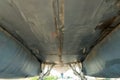 Underbelly of a B1 Bomber Royalty Free Stock Photo