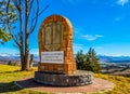 Underberg landscape under blue sky in Southern Drakensberg South Africa