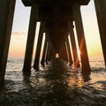Underbridge Sunset Royalty Free Stock Photo