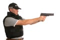 Undercover armed Police Royalty Free Stock Photo