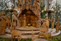 Nativity Christmas scene on vault of Welf Dynasty, lightened Native Scene Royalty Free Stock Photo