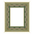 Old World Borders Vector - Tiled frame in plant leaves and flowers Framework Decorative Elegant style