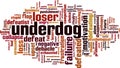 Underdog word cloud