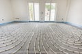 Underfloor heating in construction