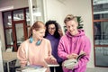 Undergraduate students wearing casual clothes preparing to class