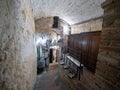 Undergroud wine cellar in Montepulciano, Tuscany, Italy Royalty Free Stock Photo