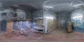 Undergroun paint shop clean room spherical panorama