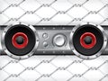 Underground audio deck Royalty Free Stock Photo