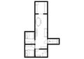 Underground bunker. Bunker. Bunker floor plan. Bunker floor plan. 3D illustration.