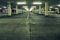 Underground car park Royalty Free Stock Photo