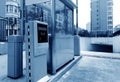Underground car park entrance Royalty Free Stock Photo