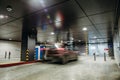 Underground car parking or garage interior Royalty Free Stock Photo