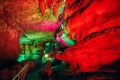 Sataplia Underground Cave near Kutaisi in Georgia Royalty Free Stock Photo