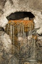 Underground Cave Waterfall Royalty Free Stock Photo