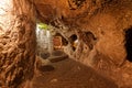 Underground city in Derinkuyu.