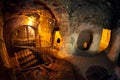 Underground city in Turkey Royalty Free Stock Photo