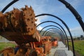 Underground coal mining machine on display