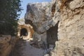Underground complex Cave Church, Cyprus island landmark.