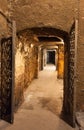 corridor of an old wine cellar