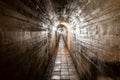 Underground corridor of Stachelberg artillery fortress Royalty Free Stock Photo