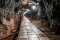 Underground corridor of Stachelberg artillery fortress